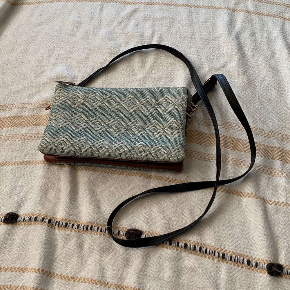 Jen & Co. Diamond Weave Riley Small Crossbody Bag